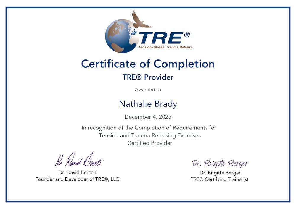 TRE® Certificate of Completion TRE® Providerin